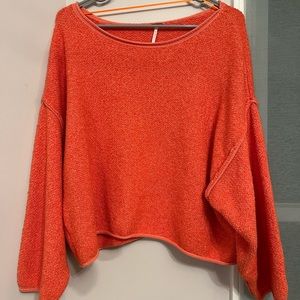 Free People Cropped pullover sweater